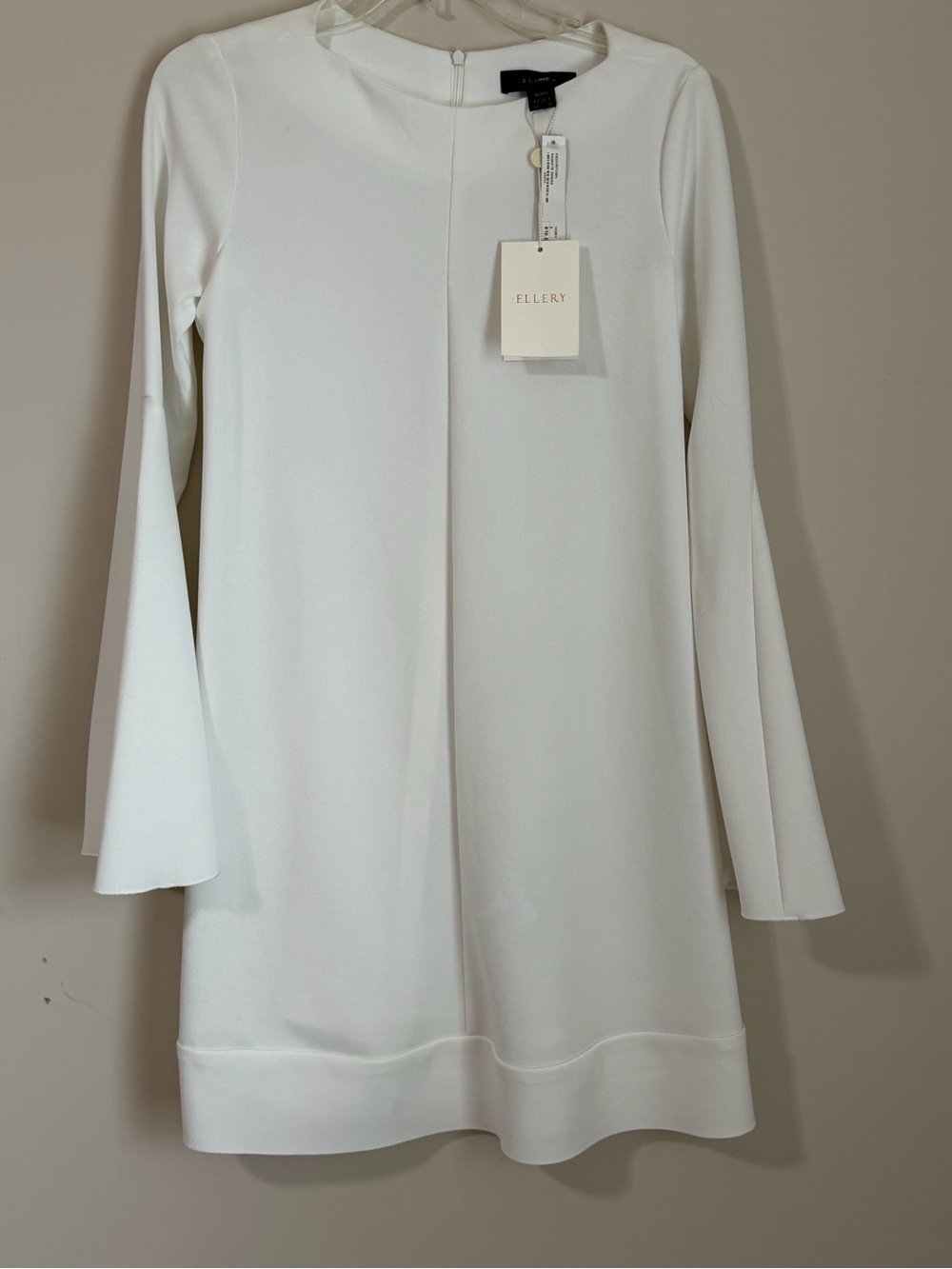 Ellery Radiate Dress Flared Sleeves Crepe Drapey NWT $610 Size 2